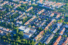 Bridleway x Hermsheim Street in the district Neuhermsheim in Mannheim in the state Baden-Wuerttemberg, Germany