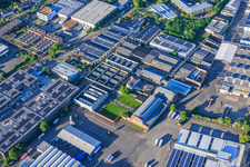 Old turtle factory from Norden in the district Neckarau in Mannheim in the state Baden-Wuerttemberg, Germany