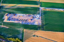 Construction site of the second drilling site on the Trappelberg of the Lionheart project by Vulcan Energy for the future climate-neutral heat supply of the city of Landau as well as lithium extraction and electricity production through ORC plant in Rohrbach in the state Rhineland-Palatinate, Germany