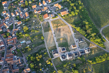 First single-family homes in the new development area on Prinz-Eugen-Straße in the district Arzheim in Landau in der Pfalz in the state Rhineland-Palatinate, Germany
