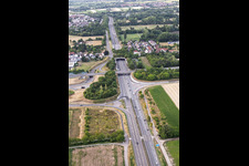 Underpass of the A65 at exit 16 Landau-Zentrum in the district Queichheim in Landau in der Pfalz in the state Rhineland-Palatinate, Germany