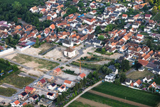 New development area "Village Life" at the former sparkling wine cellar in Böchingen in the state Rhineland-Palatinate, Germany