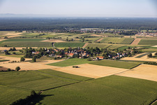 Kuhlendorf" district viewed from the north in Betschdorf in the state Bas-Rhin, France