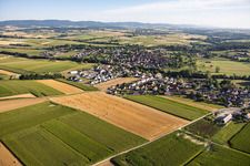 Leiterswiller" district viewed from the south in Hoffen in the state Bas-Rhin, France