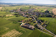 From the south in Aschbach in the state Bas-Rhin, France