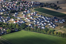 New development area K2 from the northeast in Kandel in the state Rhineland-Palatinate, Germany