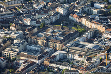Postgalerie at Europaplatz with Primark and TK Maxx in the district Innenstadt-West in Karlsruhe in the state Baden-Wuerttemberg, Germany