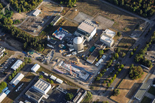 Karlsruhe Institute of Technology – North Campus with the Karlsruhe Multi-Purpose Research Reactor in the district Leopoldshafen in Eggenstein-Leopoldshafen in the state Baden-Wuerttemberg, Germany