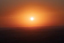 Sunset over Saargemünd in the district Blies Nord in Saargemünd in the state Moselle, France