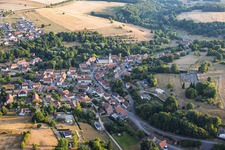 From the southwest in Volmunster in the state Moselle, France