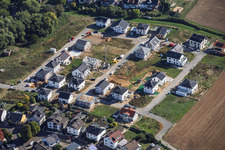 Mischbornweg and Hans-Dörr-Straße new housing development in the district Mosbach in Schaafheim in the state Hesse, Germany