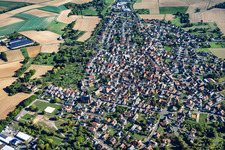 From the southwest in the district Wenigumstadt in Großostheim in the state Bavaria, Germany