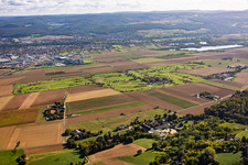 Rosenhof Golf Park (view from the northwest) in Niedernberg in the state Bavaria, Germany