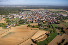 From the south in Schaafheim in the state Hesse, Germany