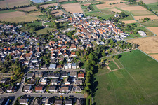 From the east in the district Sickenhofen in Babenhausen in the state Hesse, Germany