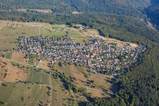 From the south in the district Burbach in Marxzell in the state Baden-Wuerttemberg, Germany