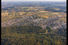From the southwest in the district Reichenbach in Waldbronn in the state Baden-Wuerttemberg, Germany