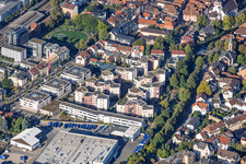 Residential area at Samuel-Vogel-Weg in Ettlingen in the state Baden-Wuerttemberg, Germany
