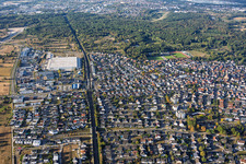 From the north in Ötigheim in the state Baden-Wuerttemberg, Germany