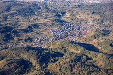From the northeast in the district Michelbach in Gaggenau in the state Baden-Wuerttemberg, Germany