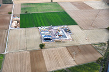 Construction site for the second drilling rig (Rig V10 – Vercana) at Trappelberg—part of Vulcan Energy’s "Lionheart" project—intended for the future climate-neutral heat supply for the city of Landau, as well as lithium extraction and electricity generation via an ORC (Organic Rankine Cycle) plant in Rohrbach in the state Rhineland-Palatinate, Germany