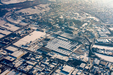 CNH Industrial Deutschland GmbH in winter with snow in the district Rohrbach in Heidelberg in the state Baden-Wuerttemberg, Germany