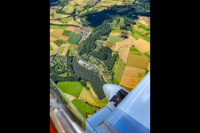Ibrat Reservoir in the district Reimboldshausen in Kirchheim in the state Hesse, Germany