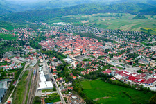 From the west in Wissembourg in the state Bas-Rhin, France