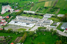 Aerial photograpy of School center in Wissembourg in the state Bas-Rhin, France