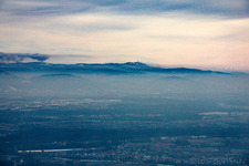 Aerial view of Hornisgrinde from 'NW in the district Brandmatt in Sasbachwalden in the state Baden-Wuerttemberg, Germany