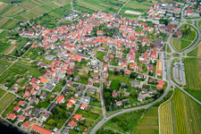 From the south in the district Schweigen in Schweigen-Rechtenbach in the state Rhineland-Palatinate, Germany