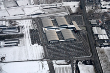 Dm-arena, New Trade Fair in the district Forchheim in Rheinstetten in the state Baden-Wuerttemberg, Germany