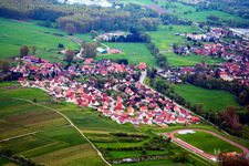 Village view in the district Altenstadt in Wissembourg in the state Bas-Rhin, France
