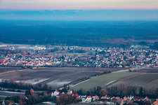 From the north in the district Schaidt in Wörth am Rhein in the state Rhineland-Palatinate, Germany