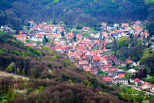 Village view in Dörrenbach in the state Rhineland-Palatinate, Germany