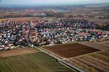 Village view from the northwest in Kuhardt in the state Rhineland-Palatinate, Germany