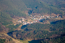 Village view in Darstein in the state Rhineland-Palatinate, Germany