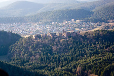 Ruin Old-Dahn in Dahn in the state Rhineland-Palatinate, Germany