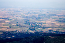 Drone image of Steinseltz in the state Bas-Rhin, France