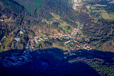 Weiler in the state Bas-Rhin, France out of the air