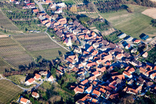 Drone recording of Rott in the state Bas-Rhin, France