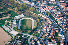 RV Badenia racecourse, Linkenheim in the district Linkenheim in Linkenheim-Hochstetten in the state Baden-Wuerttemberg, Germany