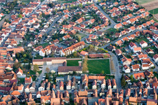 Festival hall and elementary school in Rheinzabern in the state Rhineland-Palatinate, Germany