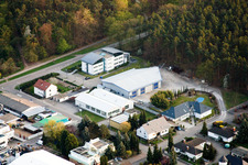 Bauernwald commercial area in Rheinzabern in the state Rhineland-Palatinate, Germany