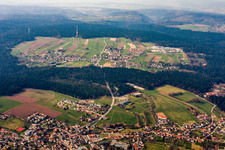 From the southeast in the district Langenbrand in Schömberg in the state Baden-Wuerttemberg, Germany