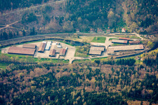 Industrial area Rotenbach with Herbsreith and Fox as well as Albert Weber GmbH in the district Rotenbach in Neuenbürg in the state Baden-Wuerttemberg, Germany