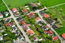 New development area in Barbelroth in the state Rhineland-Palatinate, Germany