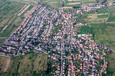 From the southwest in the district Schöllbronn in Ettlingen in the state Baden-Wuerttemberg, Germany