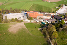 Aerial view of Monastery Brewery in Andechs in the state Bavaria, Germany