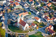 Church building St. Joseph in Tutzing in the state Bavaria, Germany